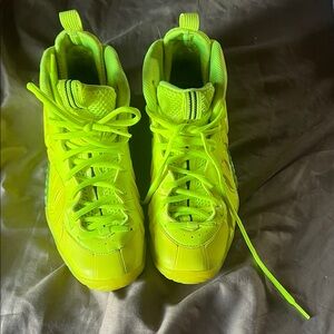 Nike Kids Neon Yellow High-Top Sneakers
